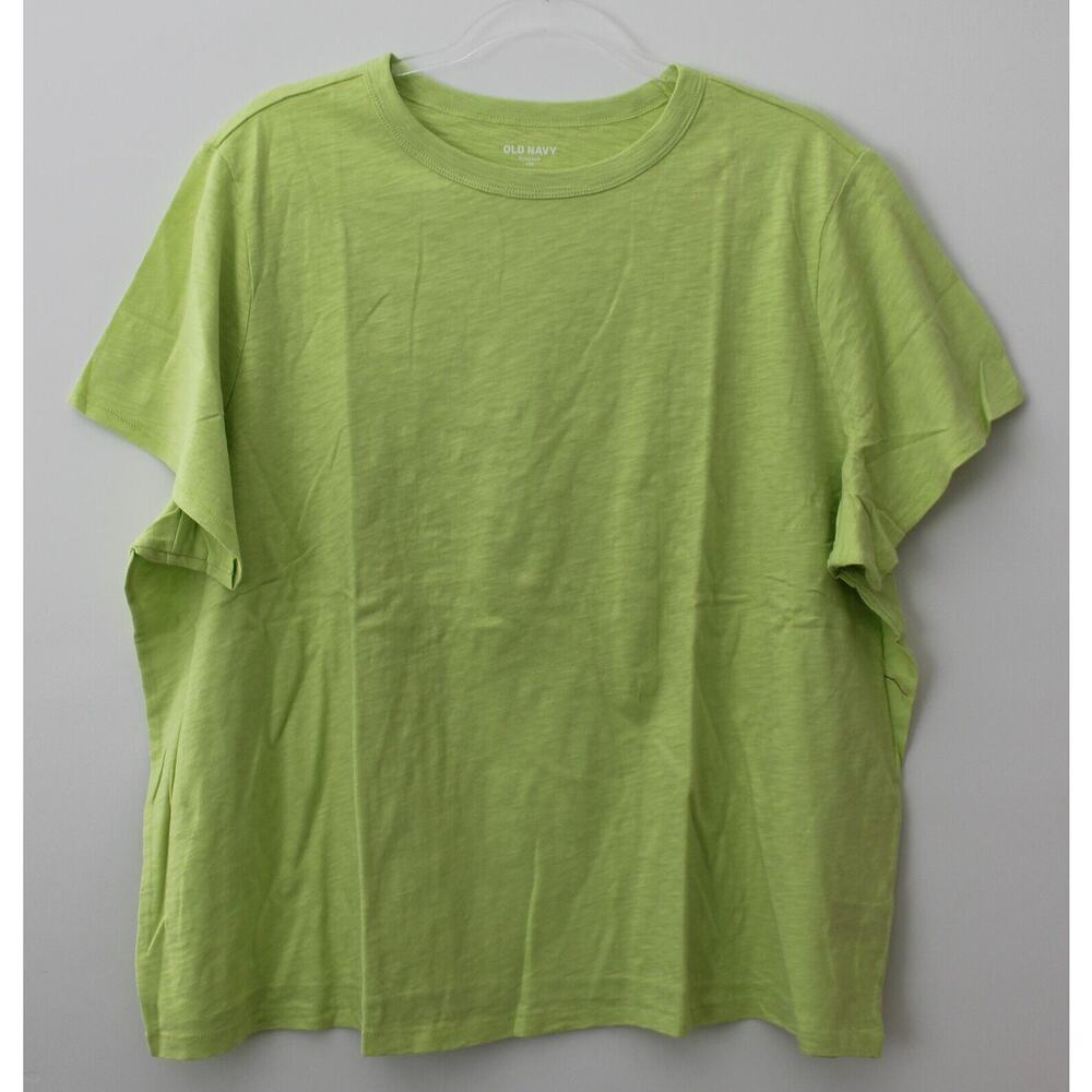 Old Navy Women’s EveryWear Slub Knit T-Shirt Color Neon Size XL-XXL NWT